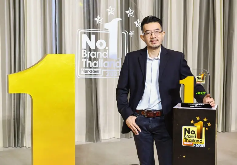 "เอเซอร์" รับรางวัล No.1 Brand Thailand 2023 แบรนด์อันดับ 1 ในใจที่สะท้อนความเชื่อมั่นและไว้วางใจจากผู้บริโภค ต่อเนื่องเป็นปีที่ 12