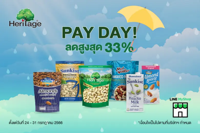 เครือเฮอริเทจ ผู้ผลิตและจัดจำหน่ายอาหารแล...