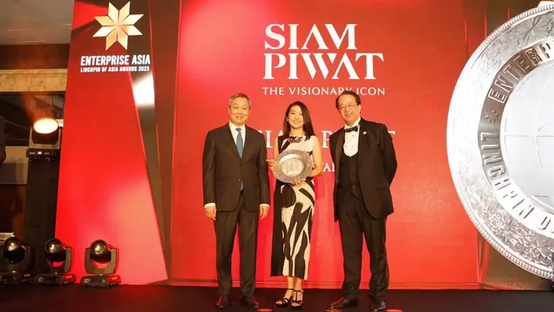 Siam Piwat wins accolade at the Enterprise Asia Linchpin of Asia Awards 2023,underscoring its business excellence for sustainable business growth