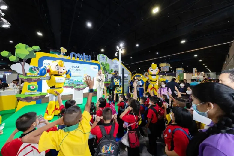 กฟผ. เปิดบูท 'EGAT Carbon Neutrality Land: ตะลุยดินแดนไฟฟ้า ความเป็นกลางทางคาร์บอน'