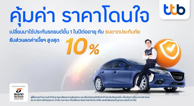 ทีเอ็มบีธนชาต หรือ ทีทีบี ร่วมกับ ธนชาตปร...