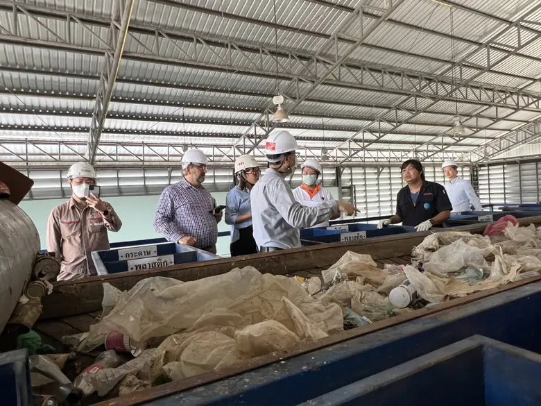 วว. ต้อนรับพันธมิตรเอกชนในโอกาสเยี่ยมชมเทคโนโลยีจัดการขยะชุมชน