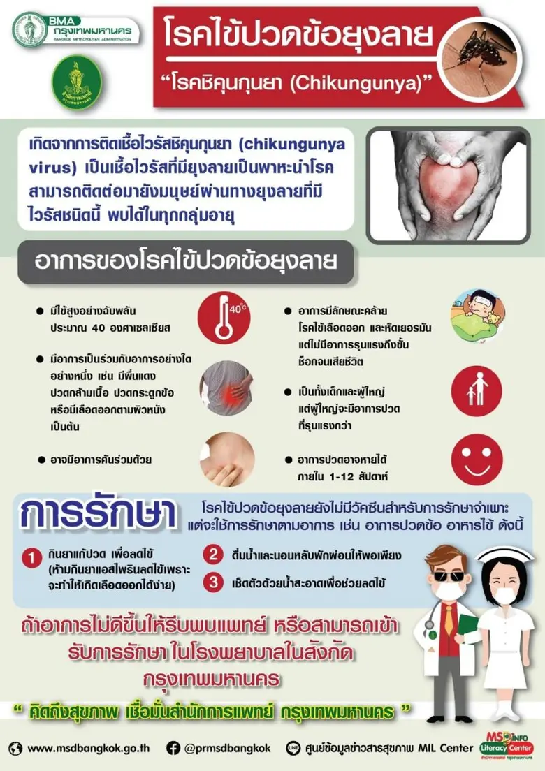 กทม.พัฒนาปรับปรุงระบบจัดการด้านสาธารณสุขเขตเมือง พร้อมเฝ้าระวังควบคุมการแพร่ระบาดโรคที่มียุงลายเป็นพาหะ