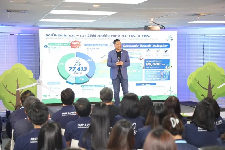 บสย. จัด Town Hall Meeting ครั้งที่ 2/2566 "Power Forwarding TCG X Earth"