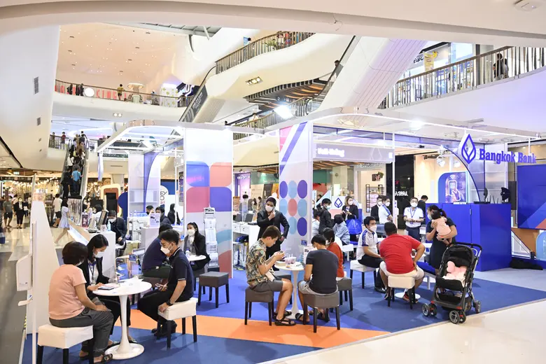 MONEY EXPO 2023 RAYONG ระดมโปรแรงกระตุ้นเศรษฐกิจภาคตะวันออก กู้บ้าน 1.99%-กู้ SME เพื่อธุรกิจสะอาด 1.99%