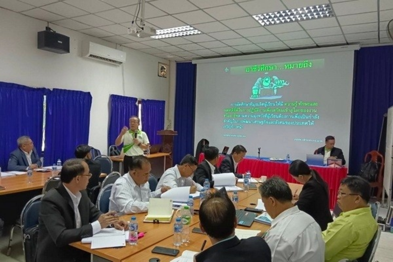 คณะครุศาสตร์อุตสาหกรรม มจพ. จัดอบรมหลักสูตรการพัฒนาผู้บริหารสถาบันอาชีวศึกษา สปป.ลาว