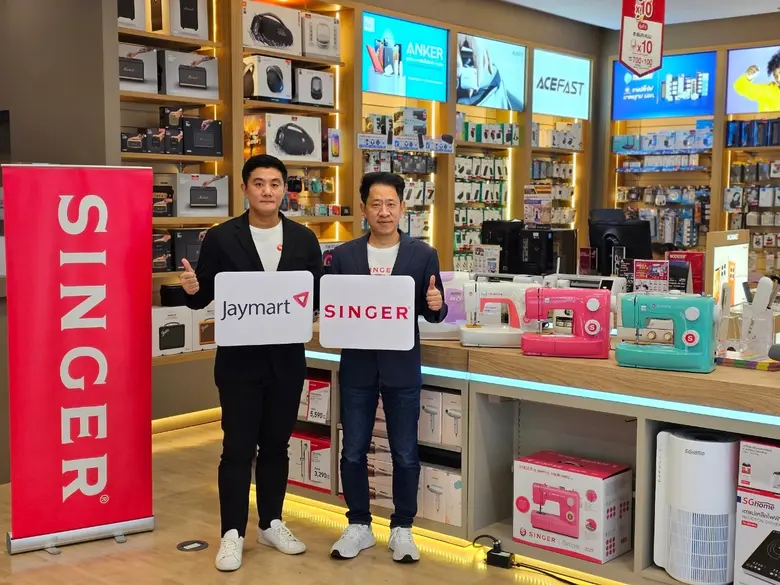 SINGER จับมือ Jaymart Mobile เพิ่มช่องทาง...