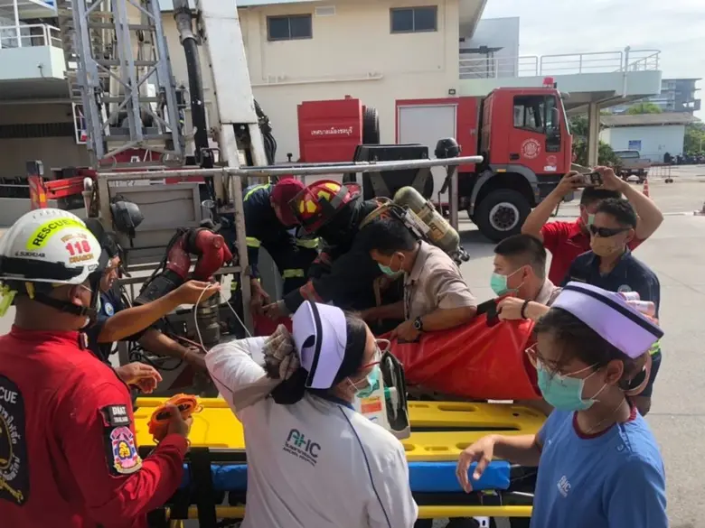 เตรียมความพร้อม พร้อมรับเหตุทุกสถานการณ์ รพ.เอกชล ซ้อมแผนเหตุฉุกเฉินการป้องกันและระงับอัคคีภัยในโรงพยาบาล