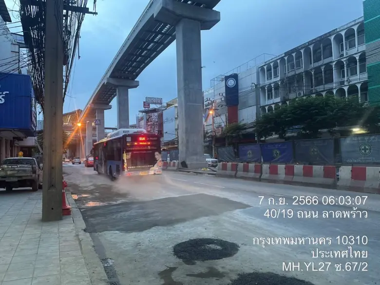 กทม.ประสานหน่วยงานสาธารณูปโภคตรวจสอบพื้นผิวจราจรงานก่อสร้าง-สำรวจโพรงใต้ถนนป้องกันอุบัติเหตุ