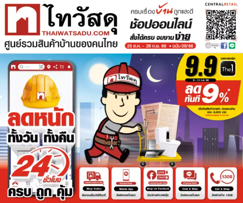 ไทวัสดุ ผู้นำธุรกิจค้าปลีกวัสดุก่อสร้างแล...