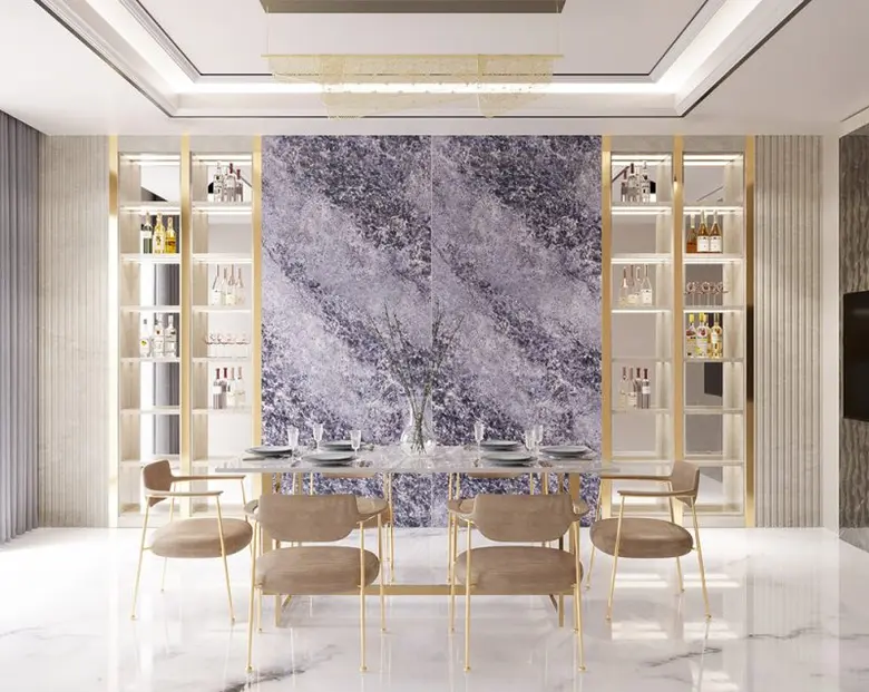 เอสบี ดีไซน์สแควร์ ตอบรับกระแสเทรนด์รักษ์โลก โชว์วิสัยทัศน์นำเข้านวัตกรรมผนังหินสังเคราะห์ "Sintered Stone Wall" ที่ให้ลวดลายสวยงามดุจหินธรรมชาติ น้ำหนักเบา เรียบเนียน ทนทานแข็งแกร่ง ตอบโจทย์ทุกงานดีไซน์