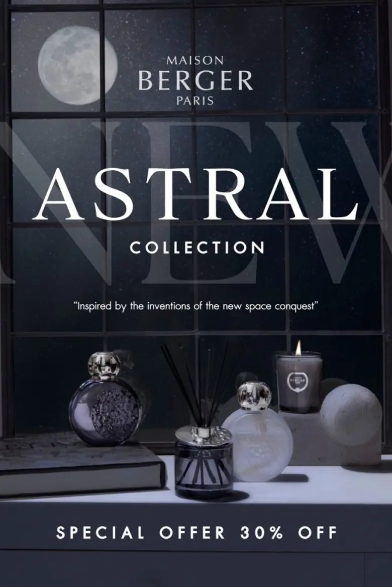 เมซอง แบร์เช่ ปารีส แนะนำคอลเล็กชันล่าสุด ASTRAL (แอสทรอล) แรงบันดาลใจจากการเดินทางท่องอวกาศ สู่เครื่องหอมสำหรับบ้านหลากหลายรูปแบบ