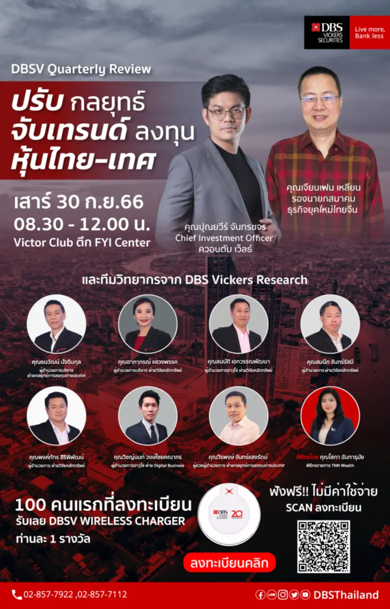 หัวข้อ ปรับกลยุทธ์ จับเทรนด์ลงทุน หุ้นไทย...