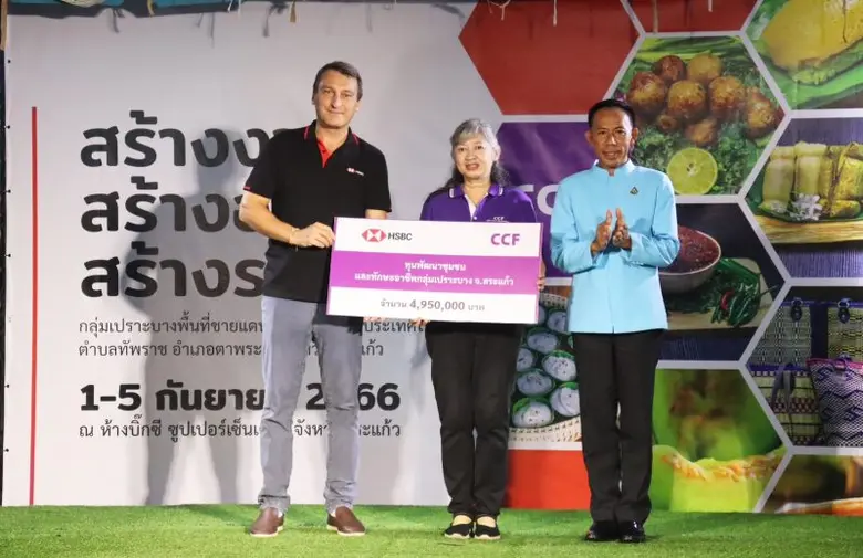 มูลนิธิ ซี.ซี.เอฟ.ฯ ร่วมกับ ธนาคารเอชเอสบ...