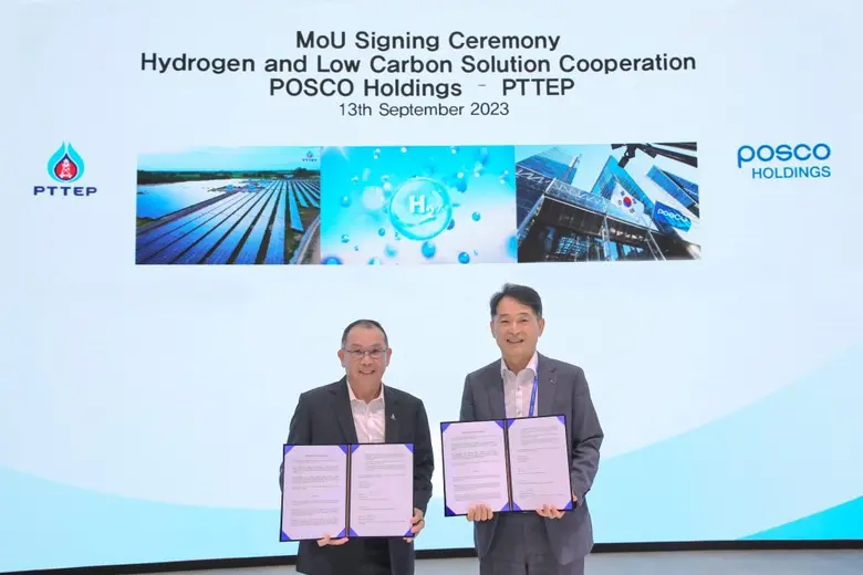 PTTEP and POSCO Holdings, a holding compa...