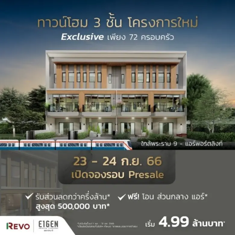 Promotion News 'ไอเจ้นท์ พรีเมี่ยมทาวน์โฮ...