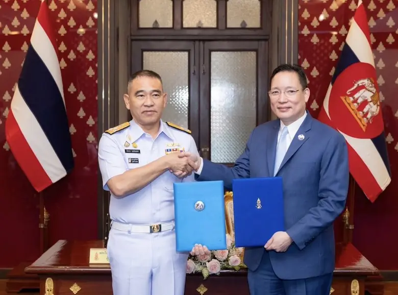 กองทัพเรือ และธนาคารกรุงไทย ร่วมลงนามในบั...
