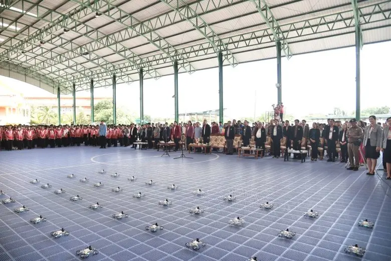 วช. และ อบจ.อุบลราชธานี ร่วมส่งเสริมการอบรมเทคโนโลยีปัญญาประดิษฐ์ "โดรนแปรอักษร" ณ จ.อุบลราชธานี