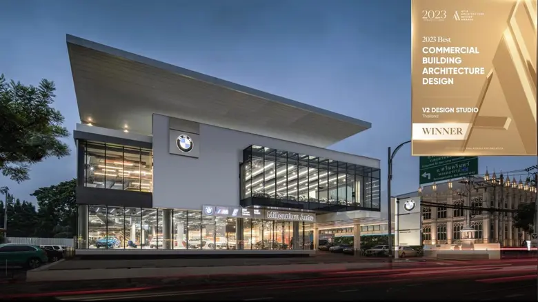 บีเอ็มดับเบิลยู มิลเลนเนียม ออโต้ พัฒนาการ-ศรีนครินทร์ คว้ารางวัลชนะเลิศด้านการออกแบบระดับเอเชีย