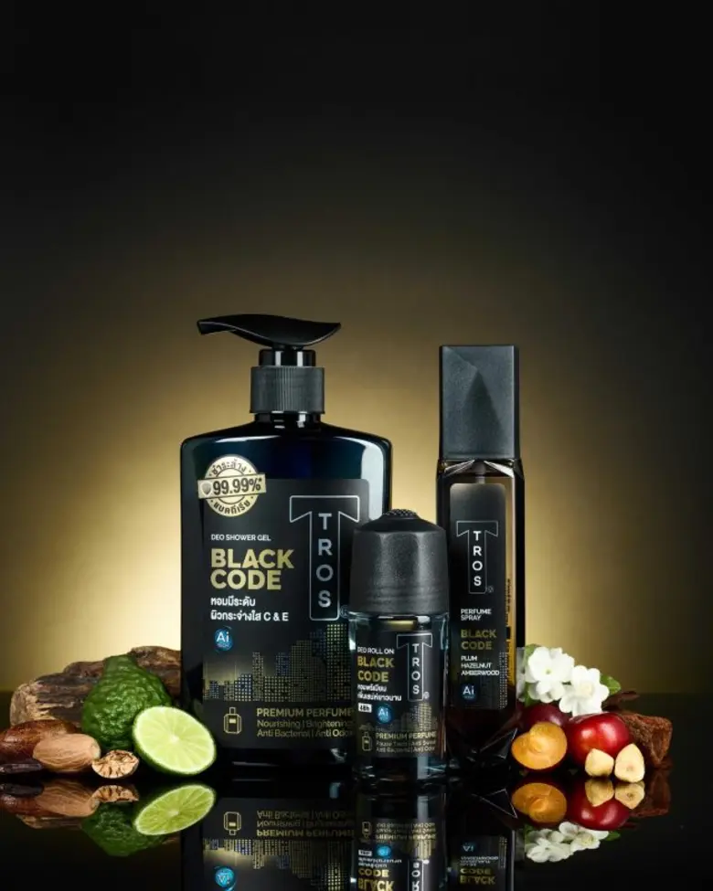 ทรอส สร้างปรากฏการณ์ความหอมเท่เกินห้ามใจ เปิดตัว ใหม่ ! ทรอส แบล็คโค้ด ซีรีส์ ส่ง 3 โค้ดลับแห่งความหอม เติมเต็มเสน่ห์ให้หนุ่ม ๆ