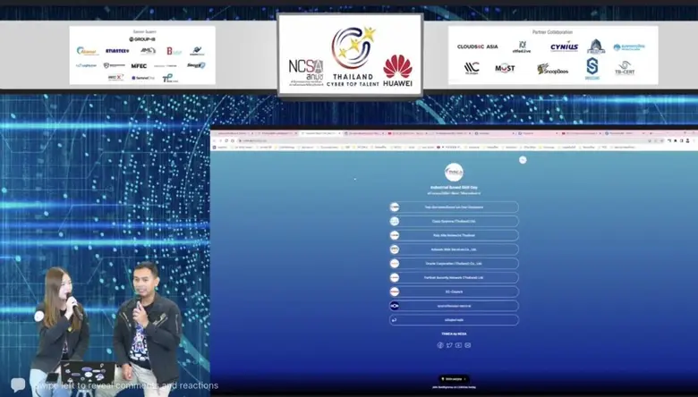National Cyber Security Agency Challenges Over 2,323 Contestants at the 'Thailand Cyber Top Talent 2023' Competition