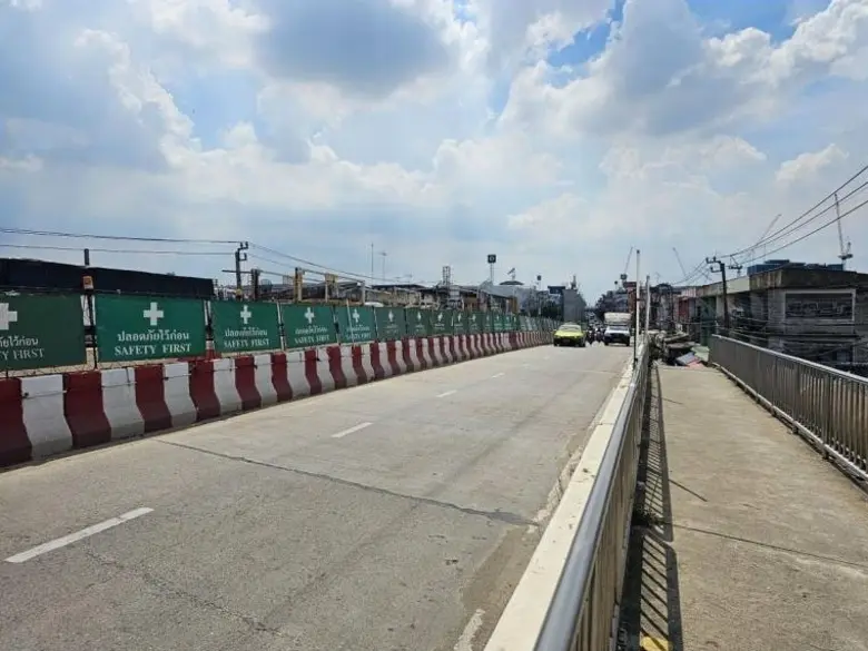 กทม.ติดตั้งระบบค้ำยันทางยกระดับถนนอ่อนนุช-ลาดกระบังตามหลักวิศวกรรม เพิ่มความปลอดภัยผู้สัญจร