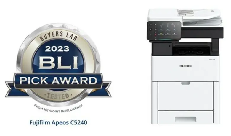 Apeos C4030 and Apeos C5240 printers awar...