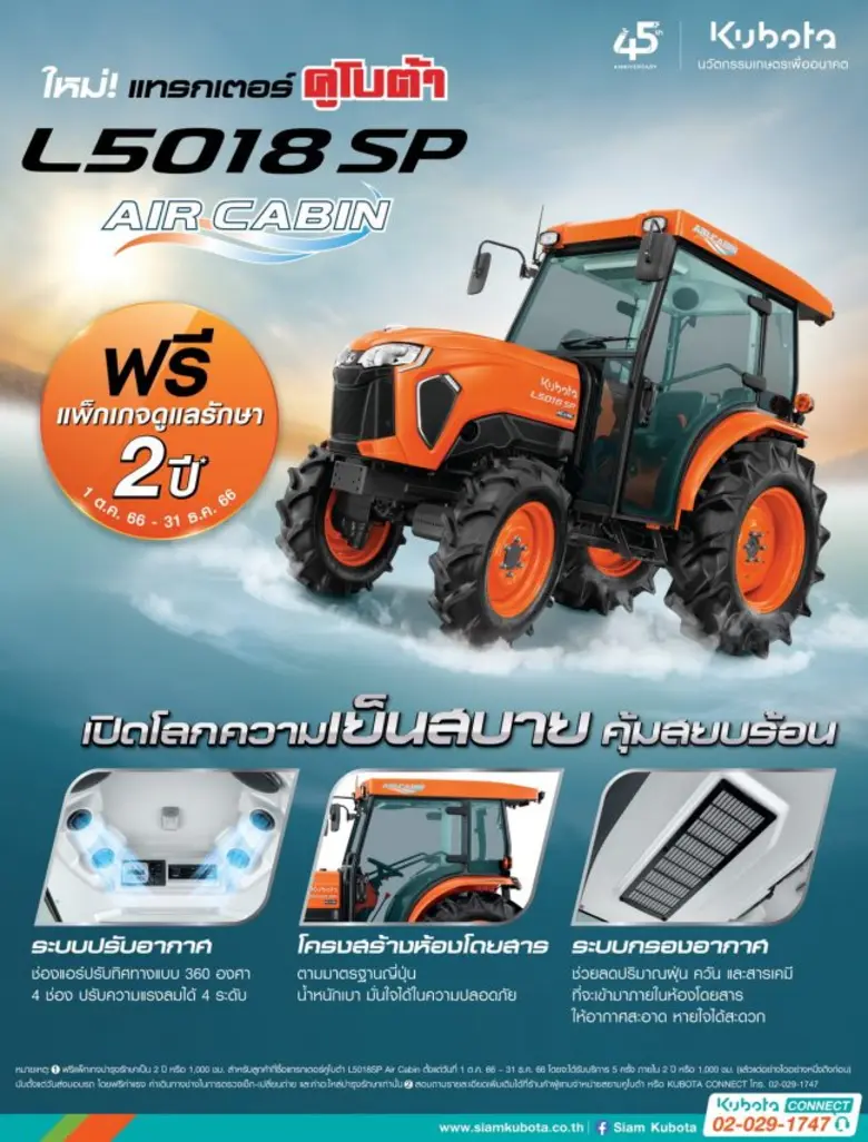 บริษัทสยามคูโบต้าคอร์ปอเรชั่น จำกัด เปิดต...