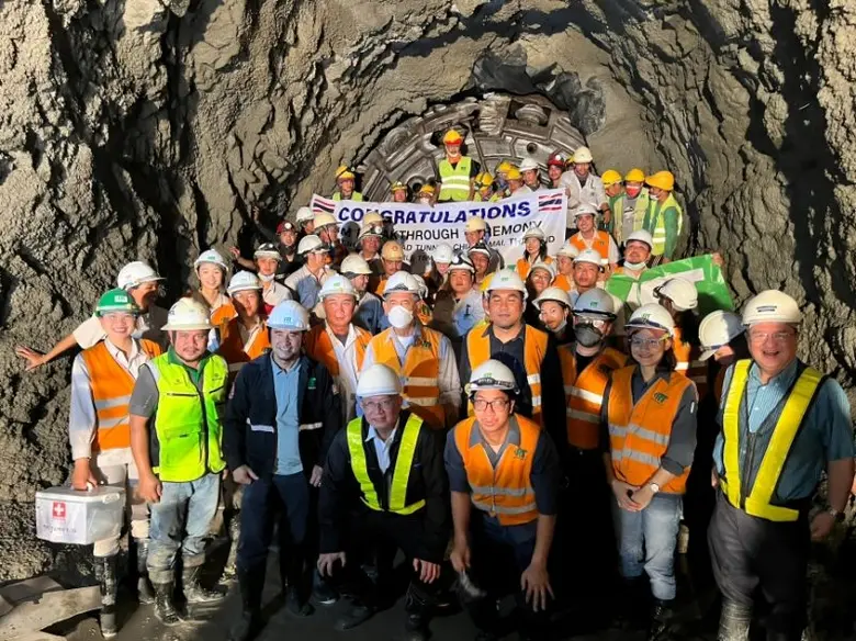 RT เผยความคืบหน้างานโครงการก่อสร้างอุโมงค...