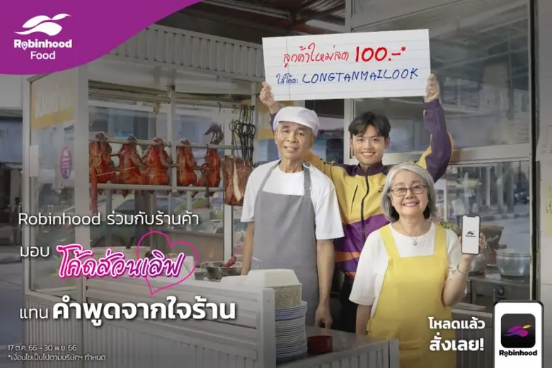 มอบโค้ดส่วนลดสูงถึง 100 บาท สำหรับลูกค้าใ...