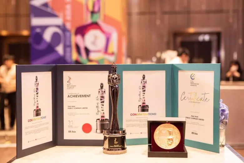 ไทยวาคว้า 2 รางวัลอันทรงเกียรติจาก HR Asia Best Companies to Work for in Asia Thailand 2023 ต่อเนื่องเป็นปีที่ 2