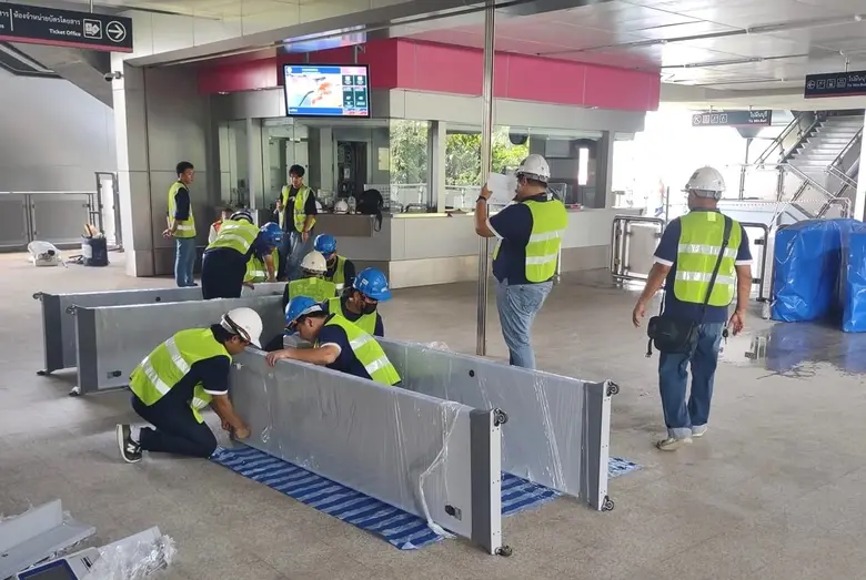 จาร์ตัน กรุ๊ป เดินหน้าขยายสถานีติดตั้งเพิ่ม เครื่องตรวจจับโลหะและอาวุธ รถไฟฟ้าสายสีชมพู