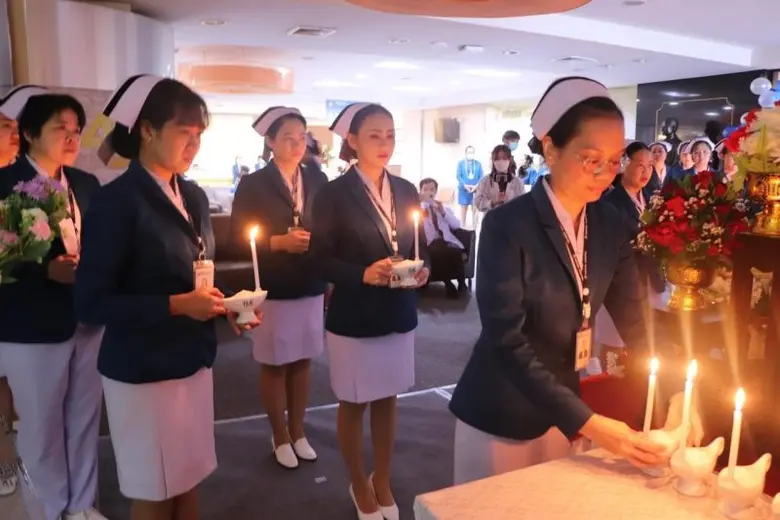 รพ.เอกชล ขัดงานวันพยาบาลแห่งชาติ น้อมระลึกถึงพระมหากรุณาธิคุณของสมเด็จย่า
