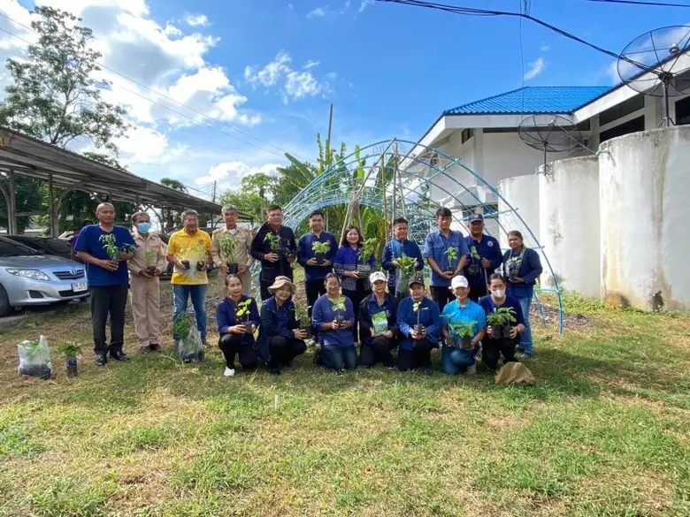 สพช. อำเภอวังม่วง ปลูกพืชผักสวนครัว "อำเภอนี้มีรักปลูกผักแบ่งปัน"1