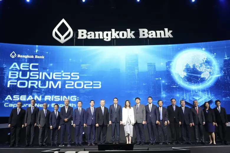 ธนาคารกรุงเทพ มั่นใจ 'อาเซียน' เนื้อหอม พร้อมเปิดรับเงินลงทุนทั่วโลก จัดสัมมนาใหญ่ AEC Business Forum 2023 ดึงซีอีโอระดับโลกร่วมแชร์มุมมอง เจาะลึก 'อุตสาหกรรมและประเทศดาวเด่นแห่งอาเซียน'