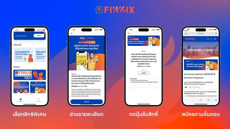 มันนิกซ์ (MONIX) ผนึก 4 พาร์ทเนอร์ยักษ์ สร้างงานเสริมรายได้ให้คนไทย 50,000 คน ผ่านแอปฟินนิกซ์ (FINNIX) ด้วยแคมเปญ "คนทำมาหากินฟินติดปีก ซีซั่น 2"