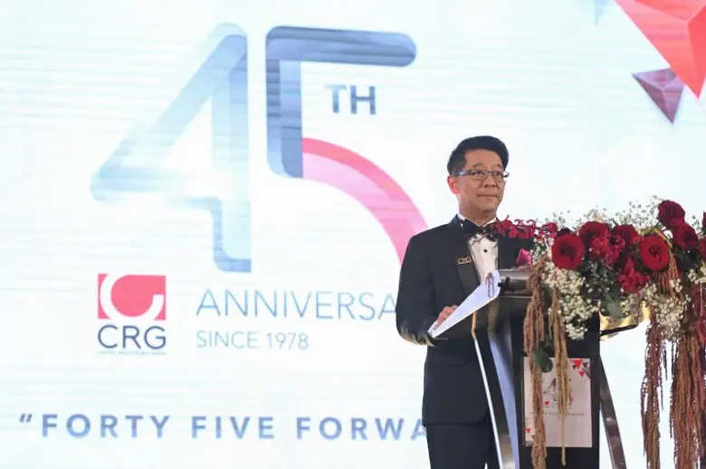 CRG จัดเอ็กซ์คลูซีฟดินเนอร์ ฉลอง 45 ปี ธุรกิจร้านอาหารเครือข่าย เดินหน้าสานต่อความสำเร็จ มุ่งตอบสนองความต้องการผู้บริโภค
