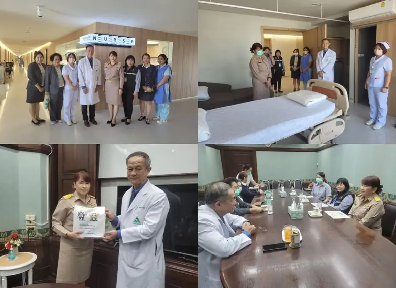 ประกันสังคมจังหวัดเชียงใหม่ เข้าเยี่ยมโรงพยาบาลลานนา พร้อมชวนลงทะเบียนใช้สิทธิเลือกตั้งฯ