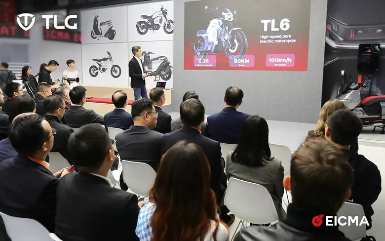 TLG แบรนด์ใหม่ของไถ่หลิง เปิดตัวอย่างน่าตื่นตาตื่นใจที่งาน EICMA ในมิลาน อิตาลี