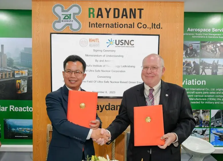 สจล. ลงนาม MOU ร่วมกับ Ultra Safe Nuclear Corporation (USNC) มุ่งศึกษาวิจัยนวัตกรรมด้านพลังงานนิวเคลียร์ปลอดภัย เป็นมิตรกับสิ่งแวดล้อม รองรับอนาคต