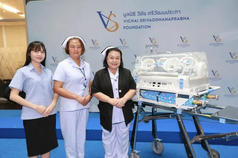 มูลนิธิ วิชัย ศรีวัฒนประภา มอบชีวิต สร้างปาฏิหาริย์แห่งลมหายใจ บริจาคตู้อบเด็กทารกแรกเกิดให้กับโรงพยาบาลขาดแคลน ต่อเนื่องเป็นปีที่ 6