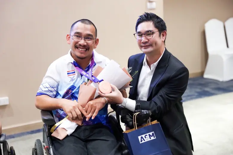"ล็อกซเล่ย์ - เอเอสเอ็ม สปอร์ต ฮีโร่" ร่วมยินดีความสำเร็จพนักงานนักกีฬาคนพิการคว้าเหรียญเอเชียนพาราเกมส์