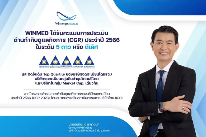ขอปรบมือดังๆ ให้กับ บมจ.วินเนอร์ยี่ เมดิค...
