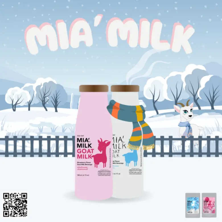 ลมหนาวมาแล้วววว นมแพะมีญ่า มิลค์ โกท มิลค...