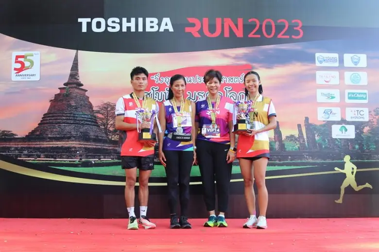 โตชิบารัน วิ่งชมอุทยาน สุขสราญ สุโขทัย