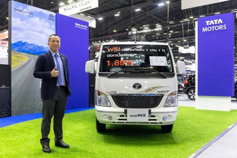 TATA มาเต็ม! จัดโปรสุดคุ้มในงาน Motor Expo 2023 จองรถ TATA Super Ace เครื่องยนต์ดีเซลคอมมอนเรล รับฟรีประกันภัยชั้น 1 พร้อมดอกเบี้ย 1.89%