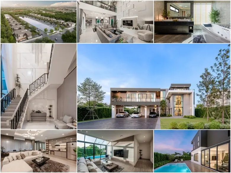 "บ้านบุญยกร พรีเมียม เลค พาร์ค" บ้านเดี่ย...