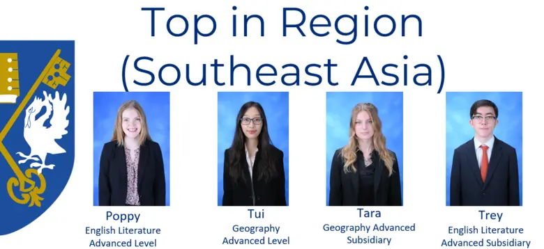 นักเรียนไบรท์ตัน คอลเลจ กรุงเทพฯ สอบได้คะแนนสูงสุดในเอเชียตะวันออกเฉียงใต้และในประเทศไทย