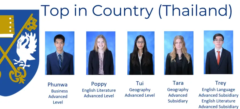 นักเรียนไบรท์ตัน คอลเลจ กรุงเทพฯ สอบได้คะแนนสูงสุดในเอเชียตะวันออกเฉียงใต้และในประเทศไทย