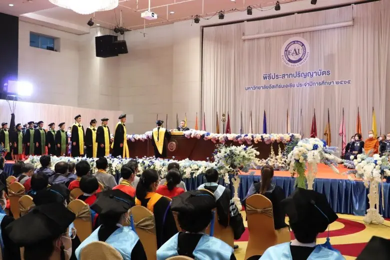 มหาวิทยาลัยอีสเทิร์นเอเชีย จัดพิธีประสาทปริญญาบัตร ประจำปีการศึกษา 2565